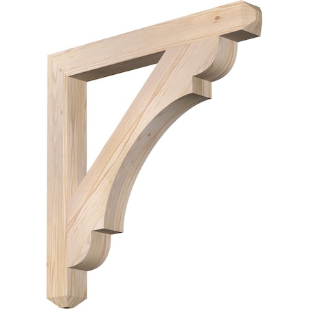 Olympic Craftsman Smooth Bracket, Douglas Fir, 3 1/2W X 32D X 32H